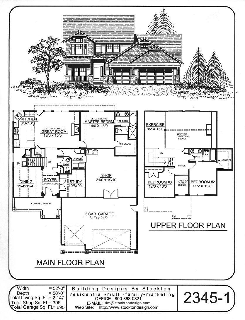 Lodge Plans Style Home
