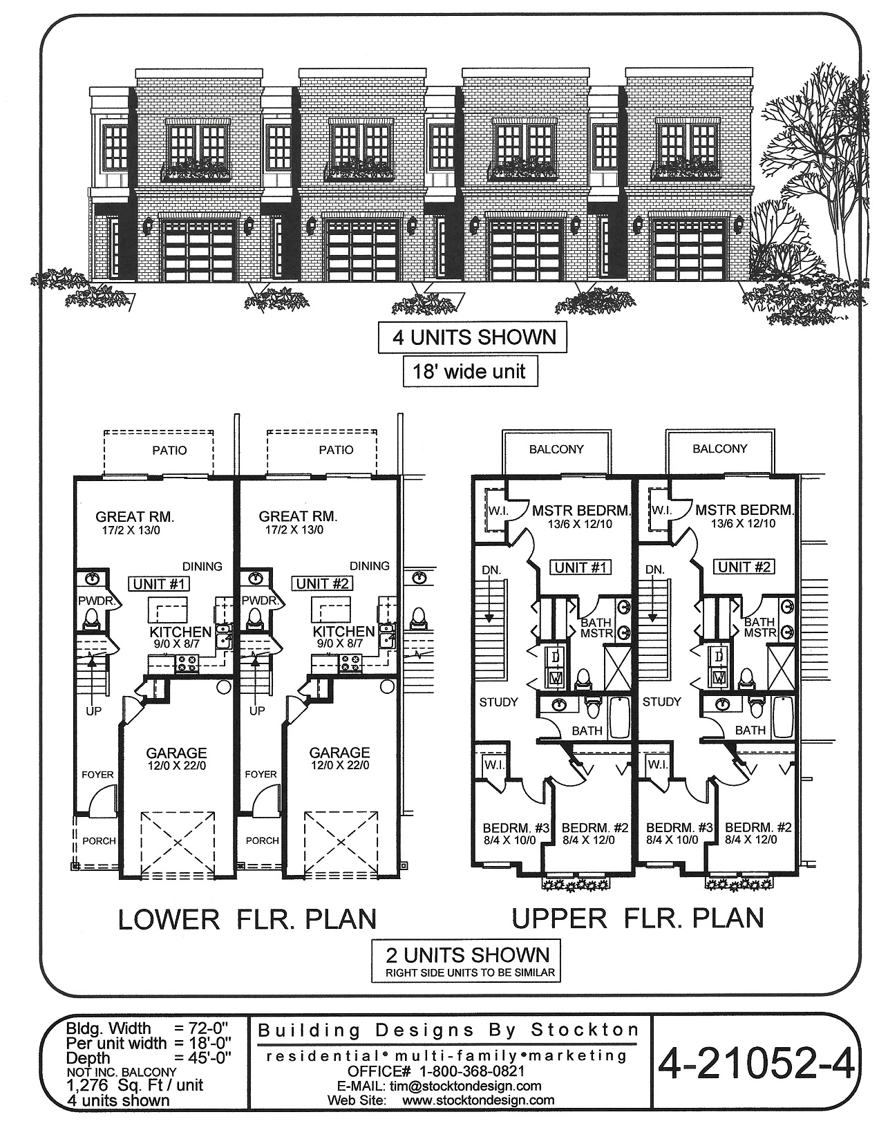 Multi Family Home And Building Plans